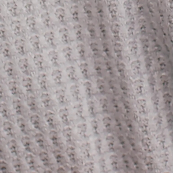 NWT Free People Top Large Gray Santa Clara Thermal - Picture 4 of 7